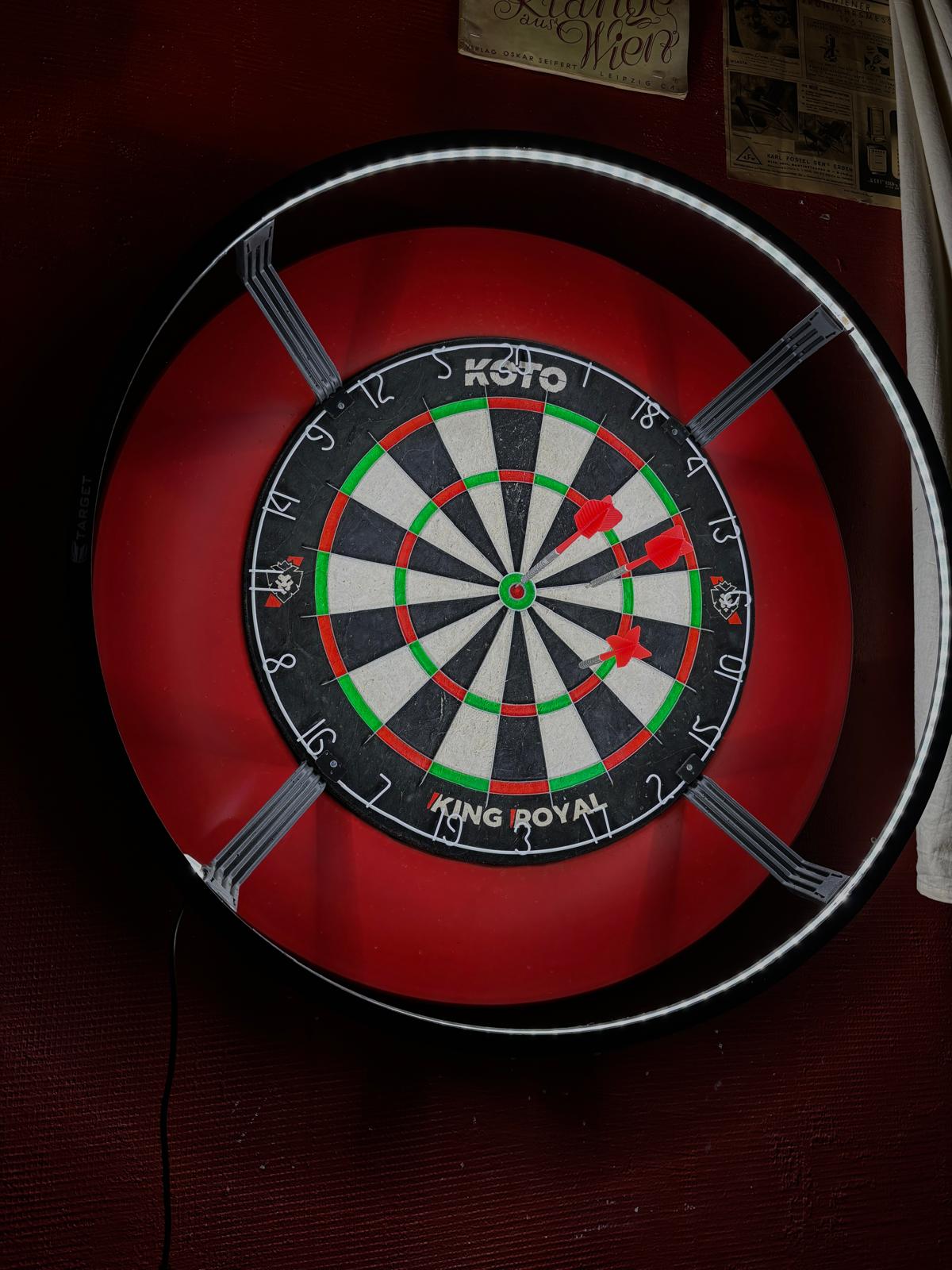 Dartboard at Na Nog